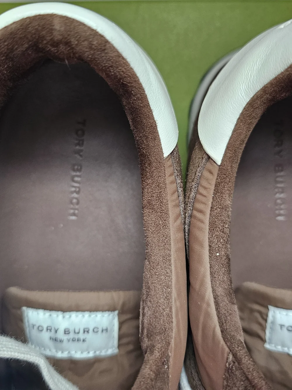 Women's Brown Tory Burch Fashion Designer Sneakers